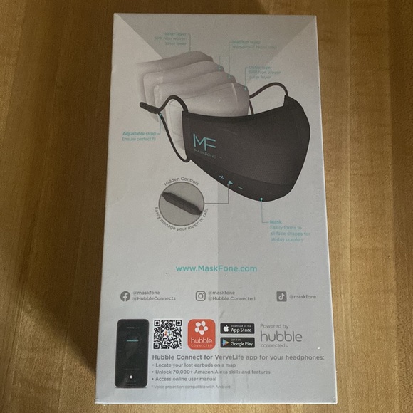 Bluetooth mask w/ microphone - Picture 2 of 3